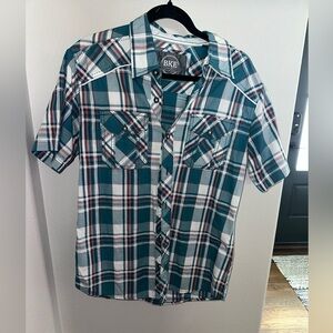BKE Short Sleeve Casual Shirt